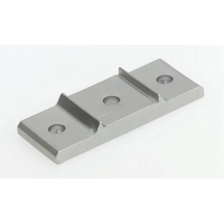 FlexLink Aluminium M6 Mounting Plate Connecting Component for Strut Profiles 22 mm and 44 mm Groove Size 5.5 mm XDFB 22 A