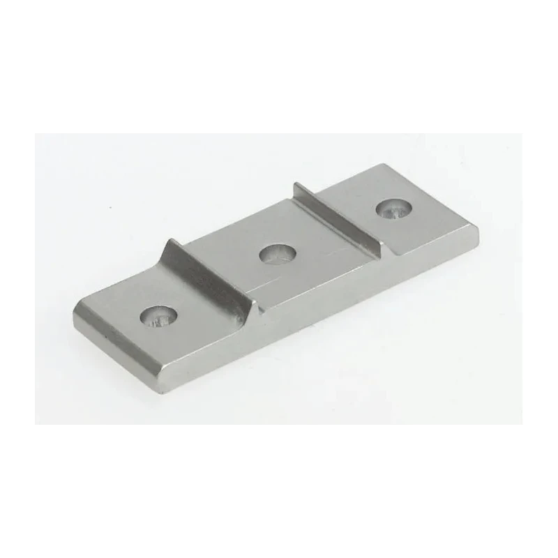 FlexLink Aluminium M6 Mounting Plate Connecting Component for Strut Profiles 22 mm and 44 mm Groove Size 5.5 mm XDFB 22 A
