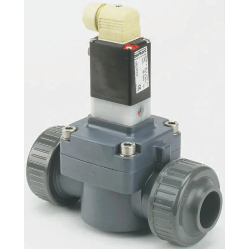 Burkert Solenoid Valve 2 Port NC DN 15 to DN 50, 240V AC, PVC Body, Series 0142 050929