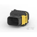 TE Connectivity HDSCS Automotive Connector Female Black Plug-in 8 Way Crimp Termination 1-1564512-1