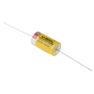 RS PRO Lithium Thionyl Chloride Battery 3.6 V 2/3 A, 2.1 Ah Capacity, 17 mm Diameter 183-5718