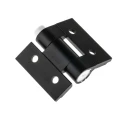 Pinet Black Anodised Aluminium Friction Hinge with Knuckle Pin 30 mm x 35 mm x 3 mm 72A4137