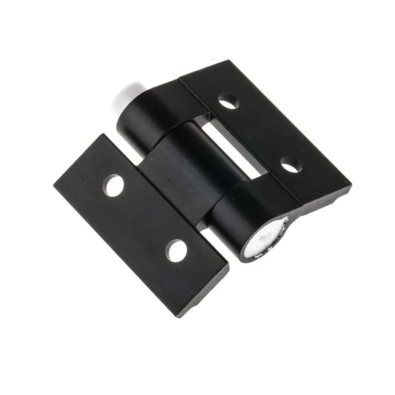 Pinet Black Anodised Aluminium Friction Hinge with Knuckle Pin 30 mm x 35 mm x 3 mm 72A4137