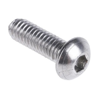 RS PRO Bright Zinc Stainless Steel Hex Socket Cap Screw, Hex Socket Drive, M4 Thread, 12 mm Length, Grade 10.9 183-8648