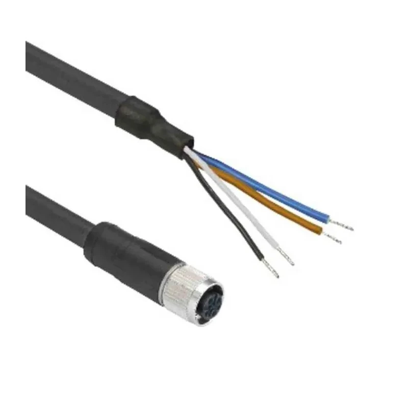 Telemecanique Sensors Female 4 Way Straight to Female 4 Way Unterminated Sensor Actuator Cable 5m XZCP1169L5