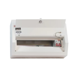Contactum Defender 16 Way Steel Consumer Unit 100A 250V BS EN 61439-3 IP4X DD161MS