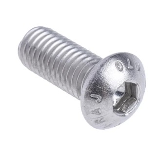 RS PRO Bright Zinc Stainless Steel Hex Socket Cap Screw, Hex Socket Drive, M8 x 20 mm 183-8777