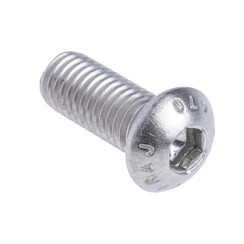 RS PRO Bright Zinc Stainless Steel Hex Socket Cap Screw, Hex Socket Drive, M8 x 20 mm 183-8777