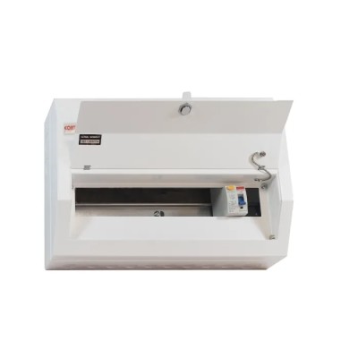 Contactum Steel 16 Way Consumer Unit, 80A Current Rating, 220-250V, BS EN 61439-3 Defender DR168MS