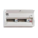 Contactum Defender 16 Steel Consumer Unit, 100A, 220/250V, BS EN 61439-3 DDS16188MS