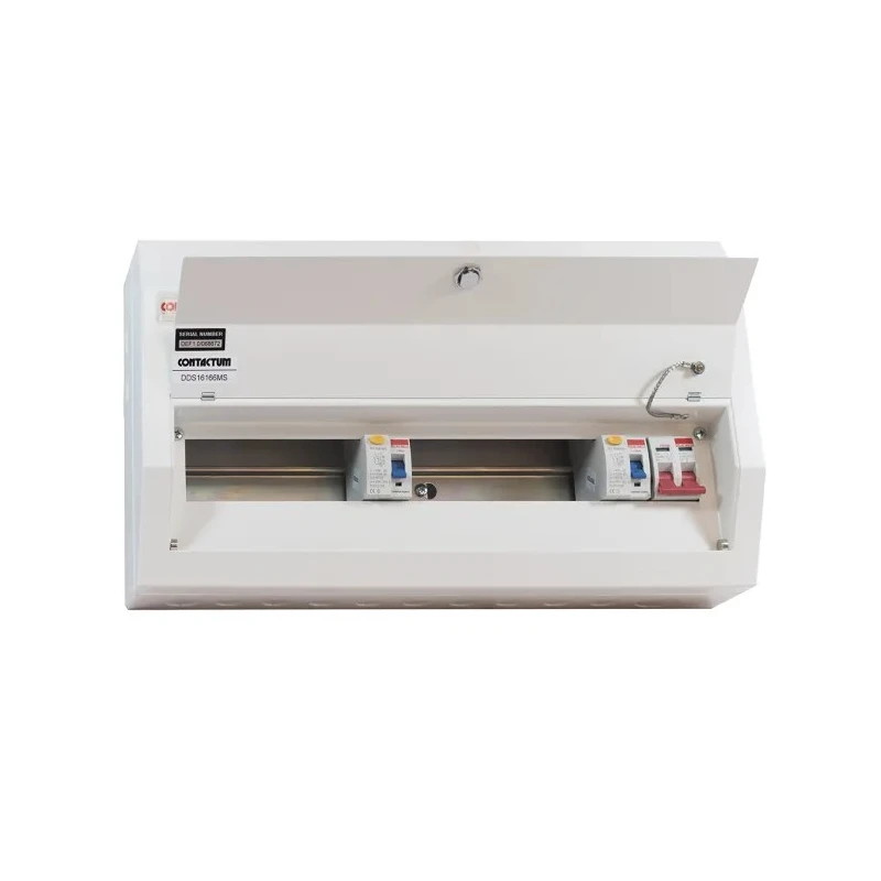 Contactum Defender 16 Steel Consumer Unit, 100A, 220/250V, BS EN 61439-3 DDS16188MS