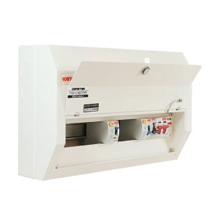 Contactum Defender 10 Steel Consumer Unit 100A 220-250V BS EN 61439-3 DDS10188SPMS