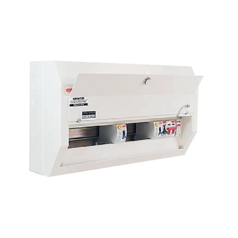 Contactum 14 Way Steel Consumer Unit, 100A Current Rating, 220-250V Voltage, BS EN 61439-3 Defender DDS14188SPMS