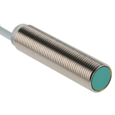 NEUTRAL Threaded Barrel Inductive Proximity Sensor M12, Brass White Bronze Coated Body, IP68, 36V DC 200mA NBB2-12GM50-E0