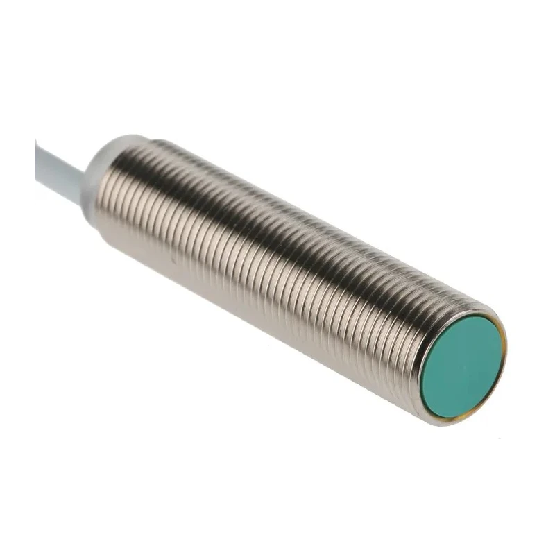 NEUTRAL Threaded Barrel Inductive Proximity Sensor M12, Brass White Bronze Coated Body, IP68, 36V DC 200mA NBB2-12GM50-E0