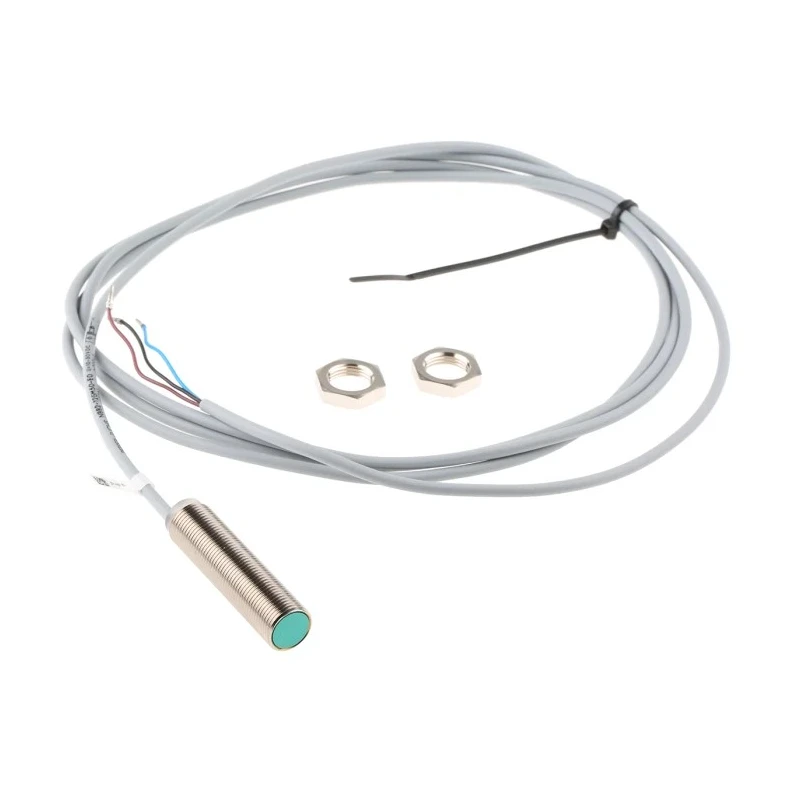 NEUTRAL Threaded Barrel Inductive Proximity Sensor M12, Brass White Bronze Coated Body, IP68, 36V DC 200mA NBB2-12GM50-E0