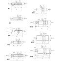 NEUTRAL Threaded Barrel Inductive Proximity Sensor M12, Brass White Bronze Coated Body, IP68, 36V DC 200mA NBB2-12GM50-E0