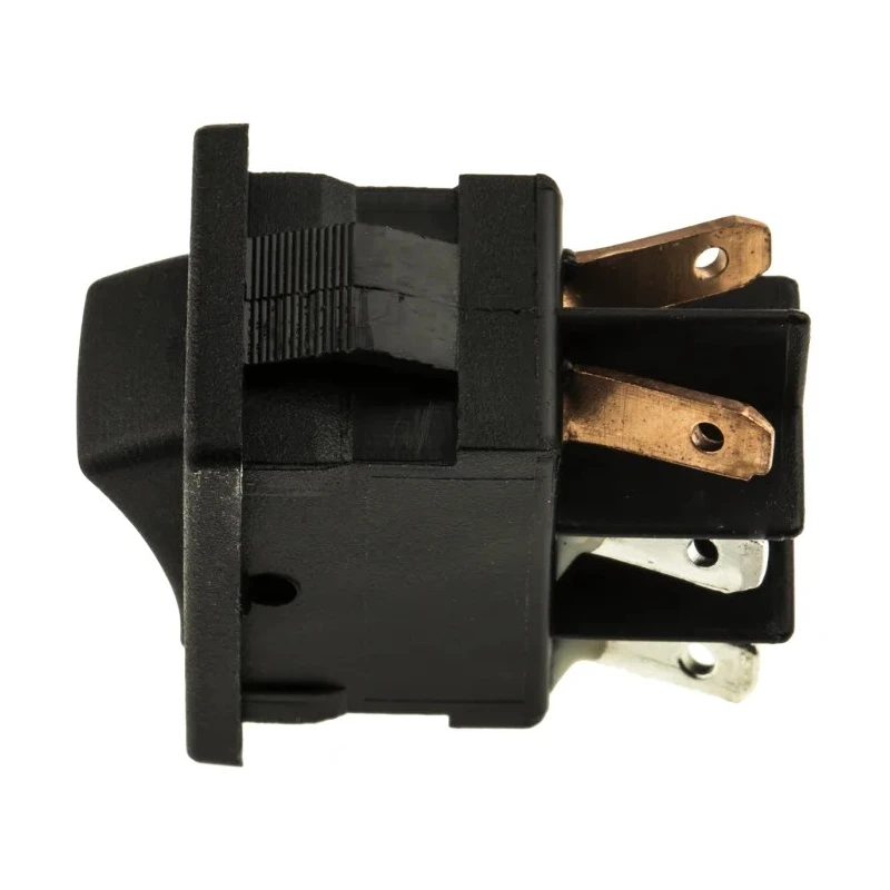 C & K Illuminated DPST On-Off On-Off Rocker Switch Panel 3A 250V AC Nylon Housing DM64J72S205Q3