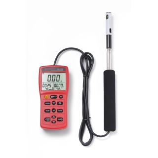 Beha-Amprobe Hotwire Anemometer Measures Temperature, Air Flow, Air Velocity, Humidity, 30 m/s TMA-21HW