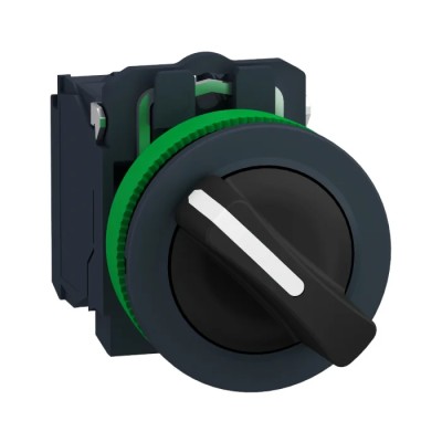 Schneider Electric Selector Switch SPDT 2 Positions 30 mm Cutout Diameter XB5FD25