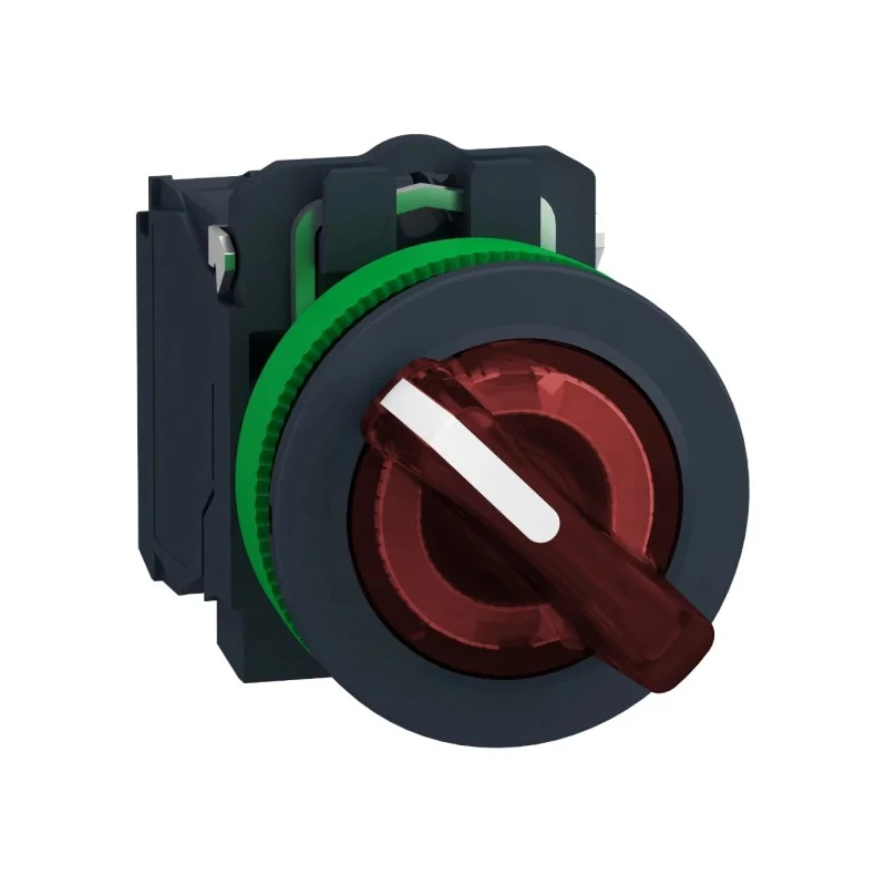 Schneider Electric Selector Switch Illuminated SPDT 2 Positions 30 mm Cutout Diameter XB5FK124M5