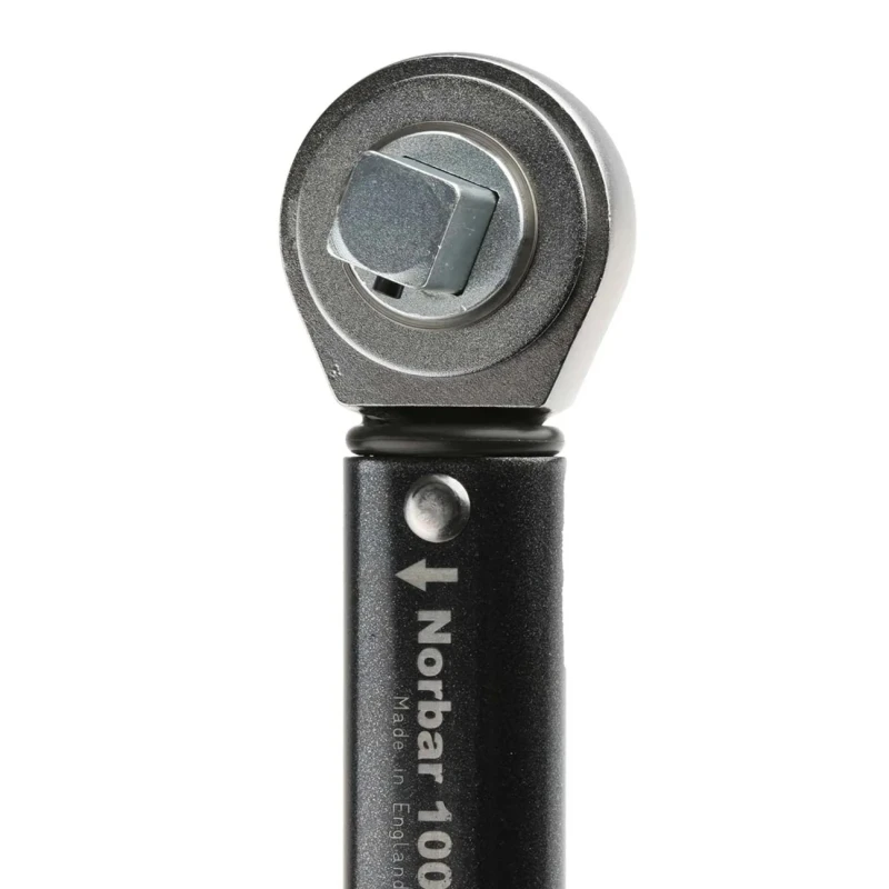 Norbar Torque Tools Click Torque Wrench 20 To 100 Nm 1/2 in Drive Square Drive 375mm Overall 130178