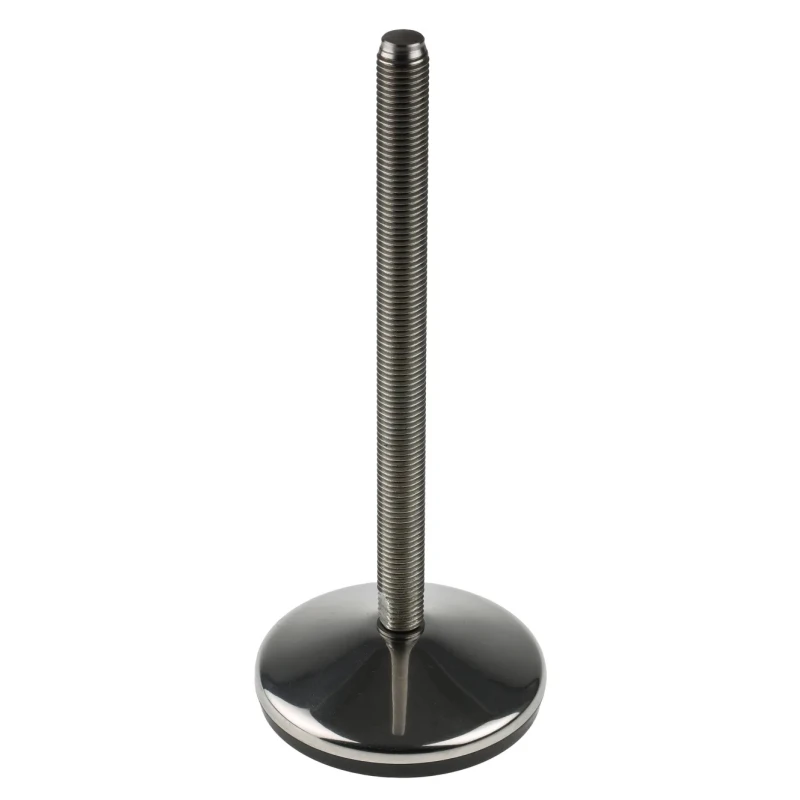 RS PRO M16 100 mm Diameter Stainless Steel Adjustable Foot with 1500 kg Static Load Capacity and 10° Tilt Angle 185-4525