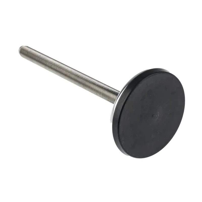 RS PRO M16 100 mm Diameter Stainless Steel Adjustable Foot with 1500 kg Static Load Capacity and 10° Tilt Angle 185-4525