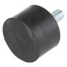 RS PRO Cylindrical M4 Anti-Vibration Mount Male Buffer Foot Stainless Steel 20kg Compression 15mm OD 18mm H 185-4480