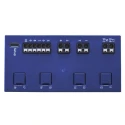 Jumo diraTRON Panel Mount PID Temperature Controller 3 Input 3 Output 2 Relay 30V ac/dc 702113/8-0000-25/000