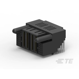 TE Connectivity Multi-Beam Series Right Angle Through Hole PCB Socket, 34-Contact, 5 Row, 5 mm Pitch Press Fit 2204400-1