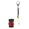 Petzl JAG Rescue Kit with Axis 11 mm Rope 60m, Bucket 30, Connexion Fixe, I'D Evac Descender, Ring Open K090AA01