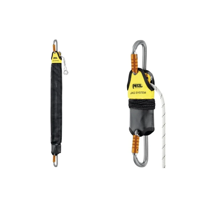 Petzl JAG Rescue Kit with Axis 11 mm Rope 60m, Bucket 30, Connexion Fixe, I'D Evac Descender, Ring Open K090AA01