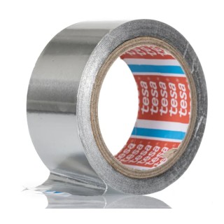 Tesa Conductive Aluminium Tape 50mm x 50m Acrylic Adhesive 8N/cm Tensile Strength 25N/cm 60630-00002-00