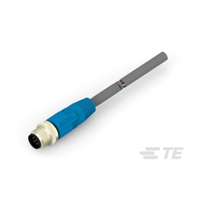 TE Connectivity Male 8 Way Straight to 8 Way Unterminated Sensor Actuator Cable, 500 mm T4161120008-001