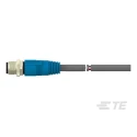 TE Connectivity Male 8 Way Straight to 8 Way Unterminated Sensor Actuator Cable, 500 mm T4161120008-001