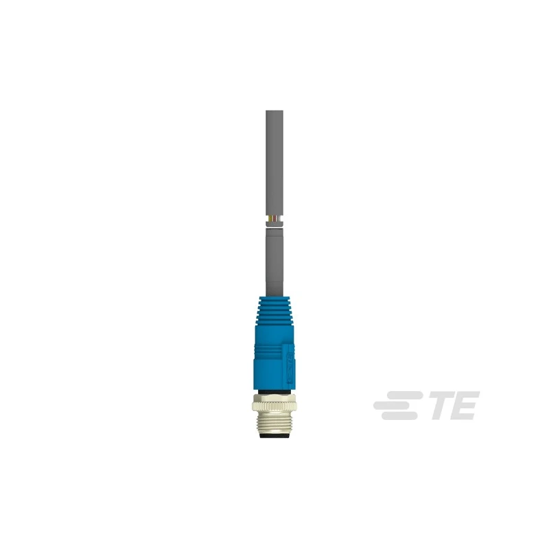 TE Connectivity Male 8 Way Straight to 8 Way Unterminated Sensor Actuator Cable, 500 mm T4161120008-001