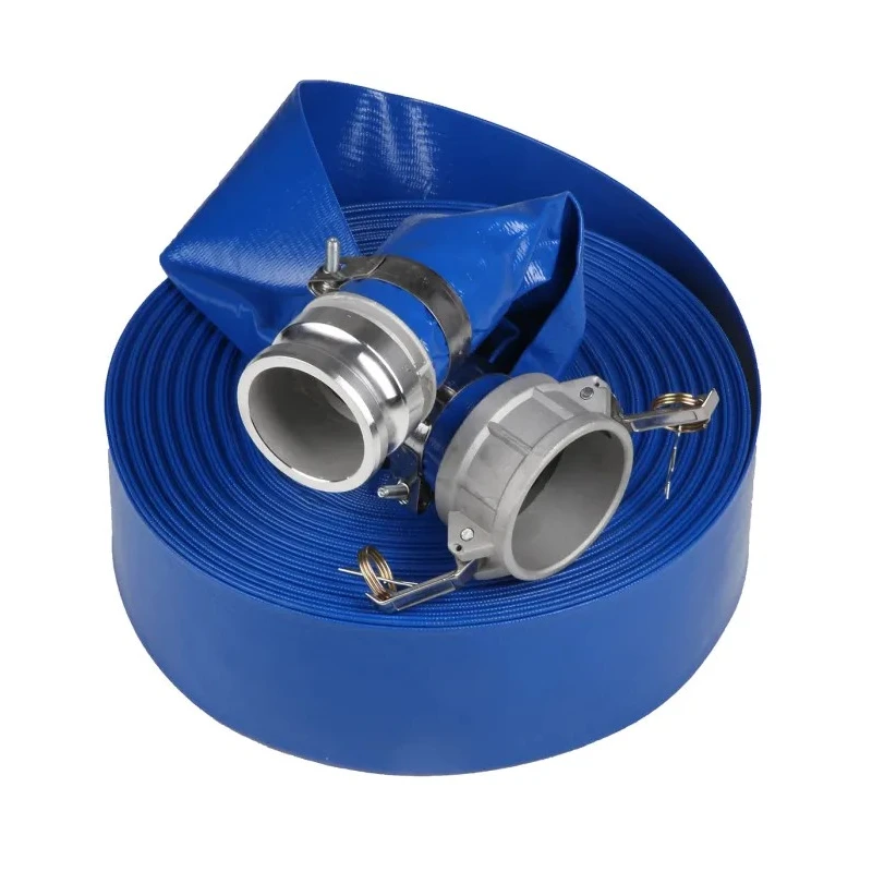 RS PRO Flat Roll-Up Hose with Coupling Male Female 3 bar 50m Length 76.2mm Inside Diameter 186-0548