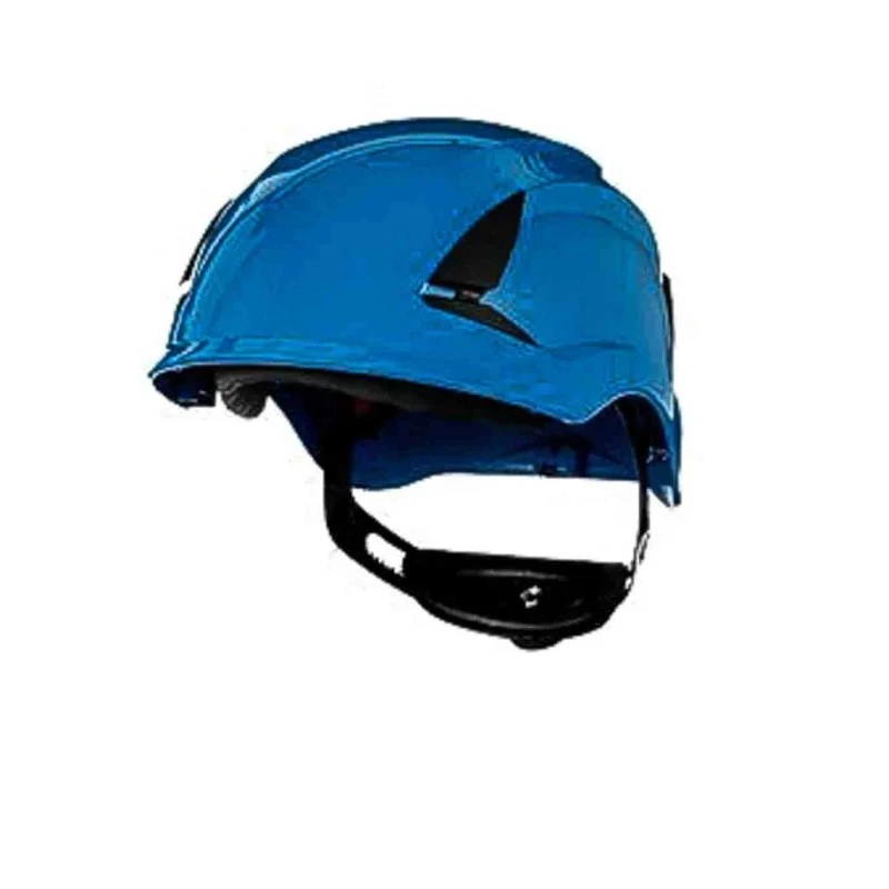 3M SecureFit Blue Safety Helmet Adjustable Ratchet Suspension EN397 X5503NVE-CE