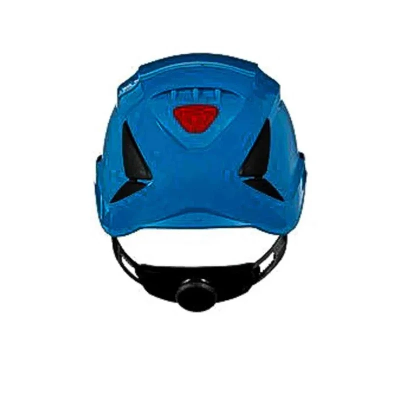 3M SecureFit Blue Safety Helmet Adjustable Ratchet Suspension EN397 X5503NVE-CE