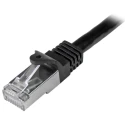 StarTech.com Cat6 Ethernet Cable, Black, 5 m, Shielded Snagless, Shielded Screened PVC Jacket N6SPAT5MBK