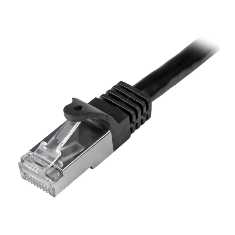 StarTech.com Cat6 Ethernet Cable, Black, 5 m, Shielded Snagless, Shielded Screened PVC Jacket N6SPAT5MBK