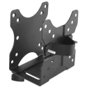 StarTech.com Black Wall Mounting Bracket VESA 75x75 and 100x100 Compatible 95mm H x 80mm W x 118mm L ACCSMNT