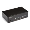 StarTech.com 4 Port HDMI KVM Switch Dual Display 3840 x 2160 Pixel 3.5 mm Stereo Audio USB SV431DHD4KU