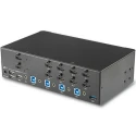 StarTech.com 4 Port HDMI KVM Switch Dual Display 3840 x 2160 Pixel 3.5 mm Stereo Audio USB SV431DHD4KU