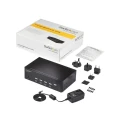StarTech.com 4 Port HDMI KVM Switch Dual Display 3840 x 2160 Pixel 3.5 mm Stereo Audio USB SV431DHD4KU