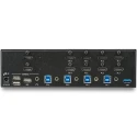 StarTech.com 4 Port HDMI KVM Switch Dual Display 3840 x 2160 Pixel 3.5 mm Stereo Audio USB SV431DHD4KU