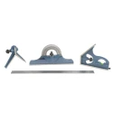 RS PRO 12 inch Steel Combination Square Set with Protractor Head, Square Head, Centre Head, Tempered Steel Rule 249-3987