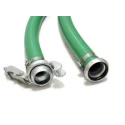 RS PRO Vacuum Hose With Couplings, 6 m Length, Polyvinyl Chloride, Reinforced, White, Outside Diameter 50.8 mm 186-0521