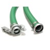 RS PRO Vacuum Hose With Couplings, 6 m Length, Polyvinyl Chloride, Reinforced, White, Outside Diameter 50.8 mm 186-0521
